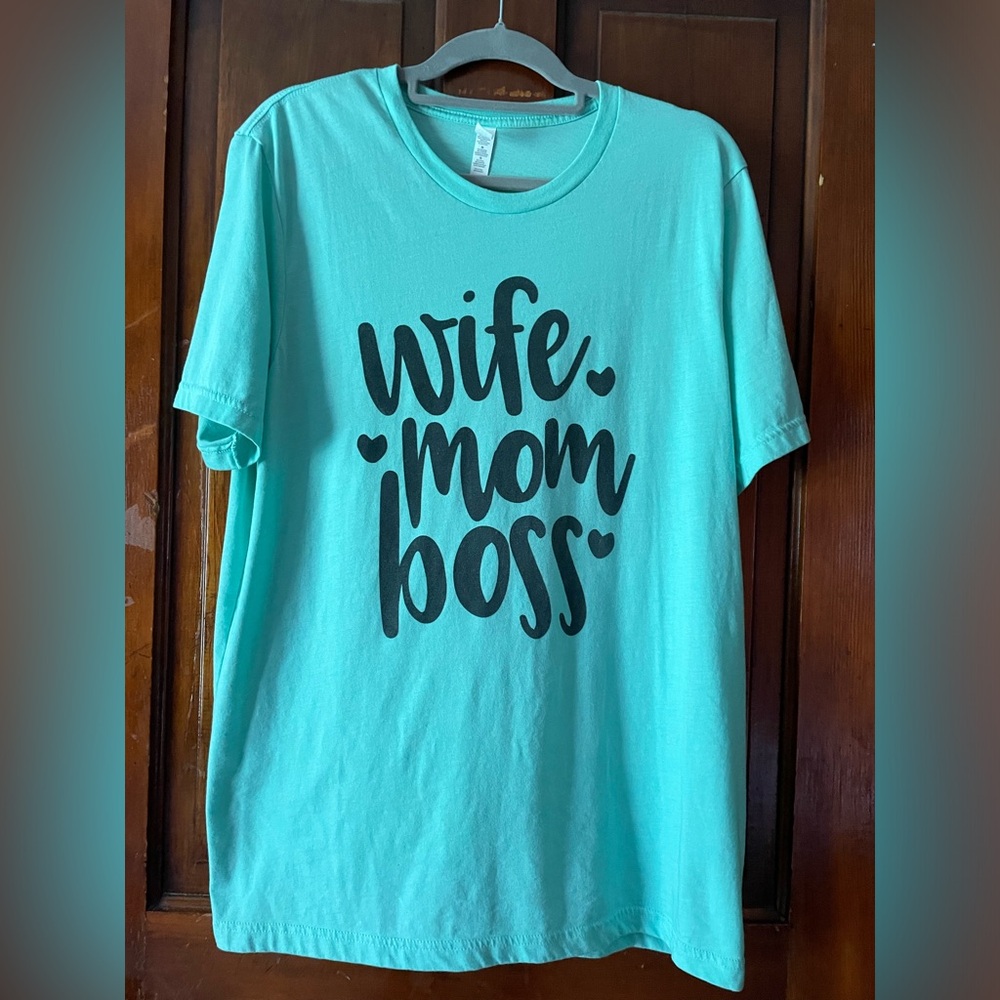 Wife Mom Boss tee